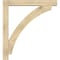 Ekena Millwork Thorton Block Rough Sawn Bracket w/ Offset Brace, Douglas Fir, 6"W x 40"D x 44"H BKT0604X40X44THR05RDF - alternate 4